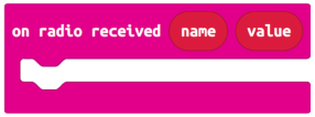on radio received value